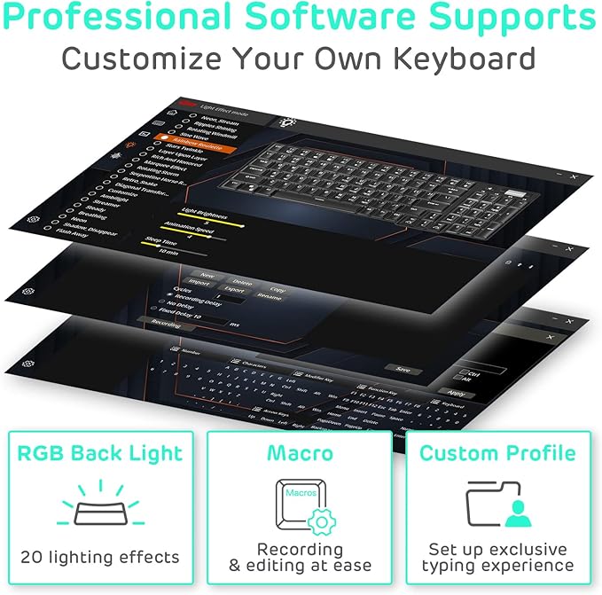 RK ROYAL KLUDGE RK96 RGB Limited Ed, 90% 96 Keys Wireless Triple Mode BT5.0/2.4G/USB-C Hot Swappable Mechanical Keyboard w/Wrist Rest, Software Support & Massive Battery, RK Yellow Switch