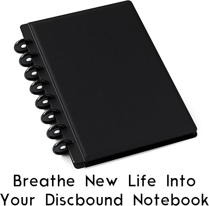 Discbound Half-Letter Size Lined Paper Refill, 500 Sheets (1,000 Pages), 5.5 in. x 8.5 in., 100 GSM, Junior Size 8 Disc Notebooks