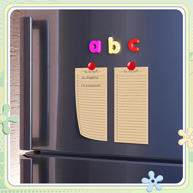 Censen 10 Pack 500 Sheets To Do List Notes Daily Checklist Notepads with 50 Sheets Each Undated Color Memo Pad Block Shopping List Pad Weekly Plan Notepad Organizer Planners(Wood Color,Lined)