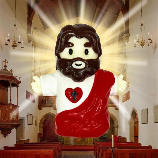 Taba Squishy, Ultra-Soft Jesus Squeeze Toys for Kids Adults, Fidget Sensory Stress Relief Squishies Toys, Food-Grade Silicone Cute Anxiety Relief Party Favors Gifts for Girls & Boys