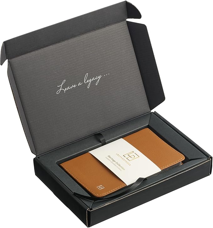 Classic Leather Notebook Writing Journal, Softcover, Narrow Ruled, Table of Contents and Numbered Pages