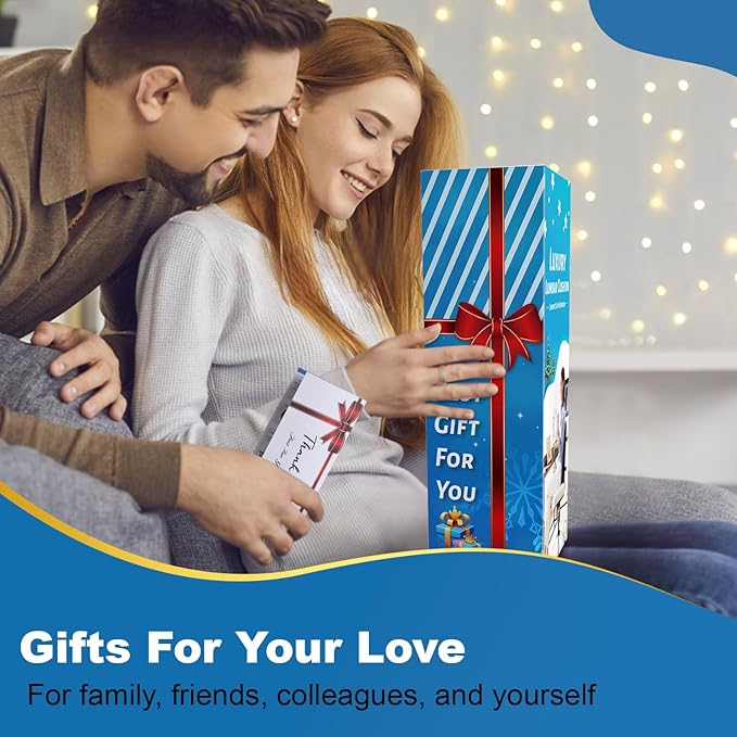 Lumbar Support Pillow for Office Chair Car, Gaming Chair Lower Back Pain Relief Memory Foam Cushion with Greeting Card,3D Mesh Cover Ergonomic Back Rest, Birthday Gift Father‘s Day Gifts for Dad