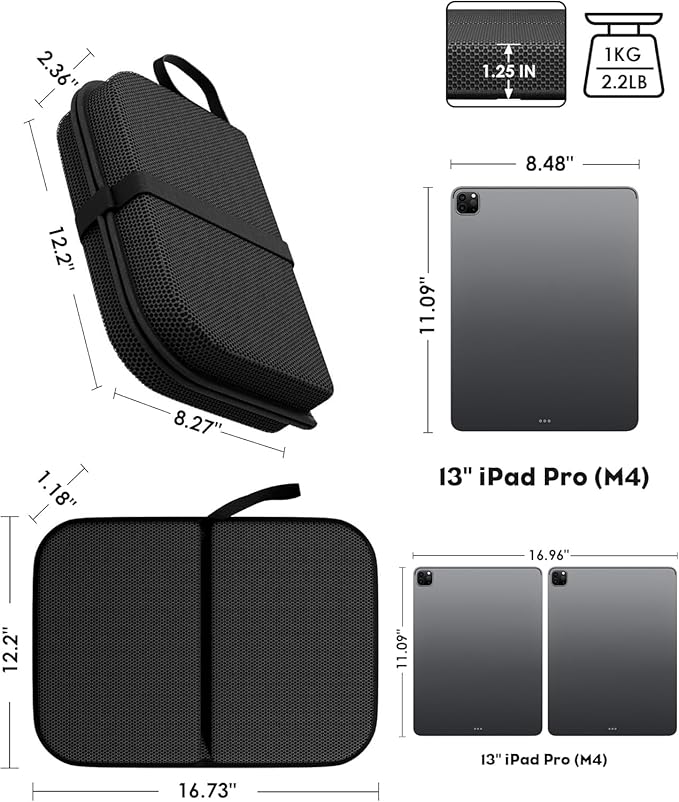 Gel Seat Cushion Portable Travel Cushions, 16.5" x 12" Large Size Super Thick Foldable Chair Seat Cushion Lightweight for Car Office Chair Wheelchair, Pressure Sores Tailbone Pain Relief