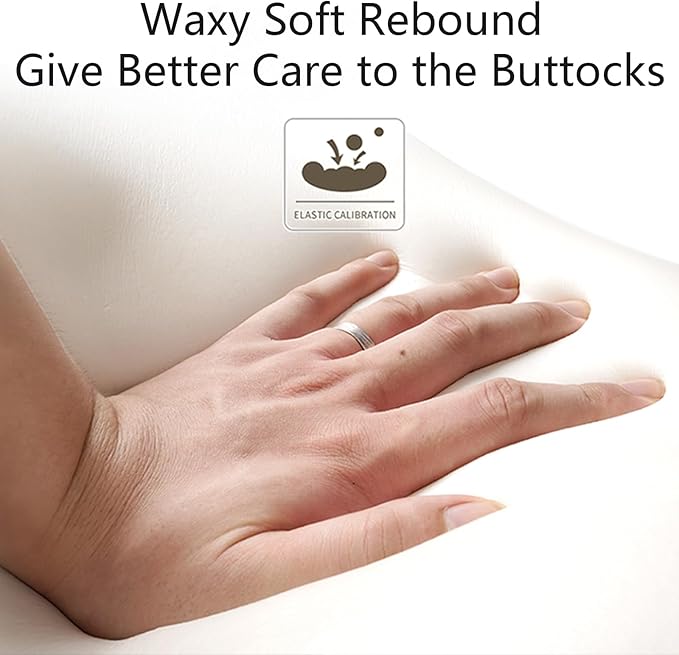 Car Seat Cushion, Memory Foam Car Seat Cushion, Cushions for Sciatica, Pain Relief for Long Sitting, Ergonomic Cushion for Office Chair, Black