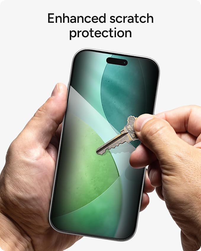 ZAGG Glass Elite Privacy Screen Protector for iPhone Air - 2-Way Privacy Filter, 5X Stronger, Fingerprint-Resistant, InvisibleShield, Easy Two-Step Installation