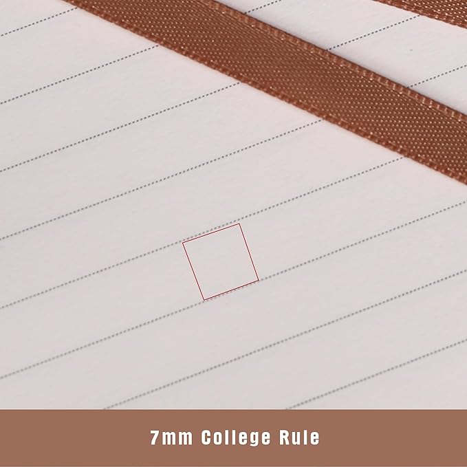 TIEFOSSI Lined Journal Notebook for Women Men, Leather Journal with Pen, A5 Evil Eye Hardcover Notebook for Work, Journaling, Travel & School, 100 GSM Thick Paper, 320 Numbered Pages, 6.2 x 8.3 in