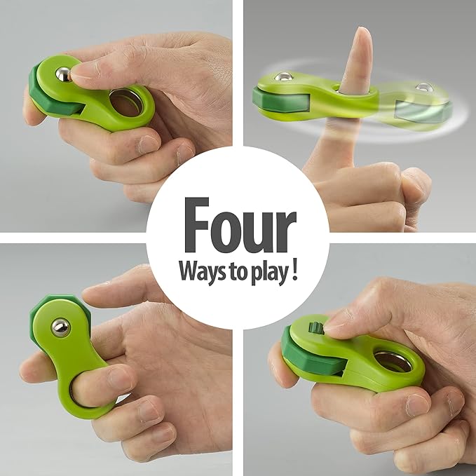 Fidget Toy,Fidget Spinners Toy for Adults and Kids,Gifts Suitable for Children with Autism and ADHD,Quiet Office Desk Toy,Excellent for Relieving Stress and Anxiety Toys (Green)