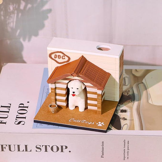 3D Timepiece Calendar 2026 Paper Art Memo Pad with LED Light – Tear-Away Desk Calendar for Record, Planner & Habit Tracker, Bookmark, Gift & Decorative Office Decor