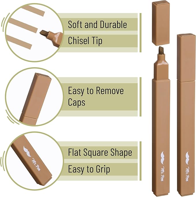 Mr. Pen- Aesthetic Highlighters, 8 Pack, Chisel Tip, Verdant Earth, Cute Highlighters Assorted Colors