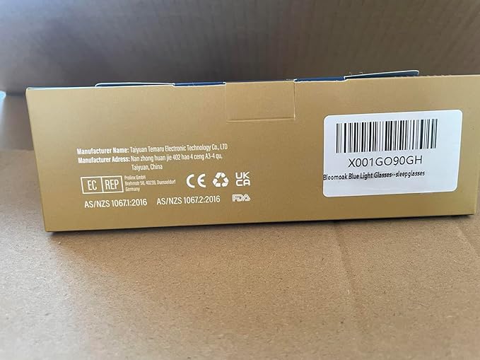 Bloomoak-99% Blue Green Light Blocking Glasses - Gaming Glasses - Anti Glare - Anti Fatigue -Suitable for Screens, Games, TVs