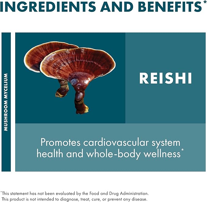 Host Defense Reishi Extract - Heart & Immune Health Support Supplement - Mushroom Supplement to Support Energy & Vitality - Reishi Supplement to Aid Overall Well-Being - 1 fl oz (30 Servings)*