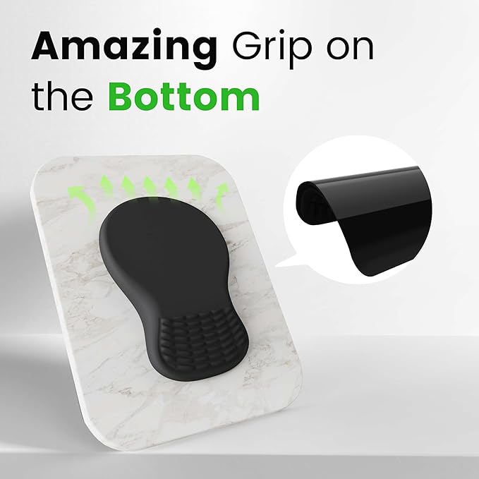 MEKASS Ergonomic Mouse Pad with Wrist Rest, Memory Foam Mousepad for Carpal Tunnel Pain Relief, Desk Computer Wrist Support Mouse Pad with Non-Slip PU Base for Office Home (Beach)