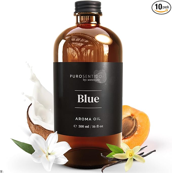 Blue Aroma Oil for Scent Diffuser, Diffuser Refill (500ml / 16 Fl Oz)