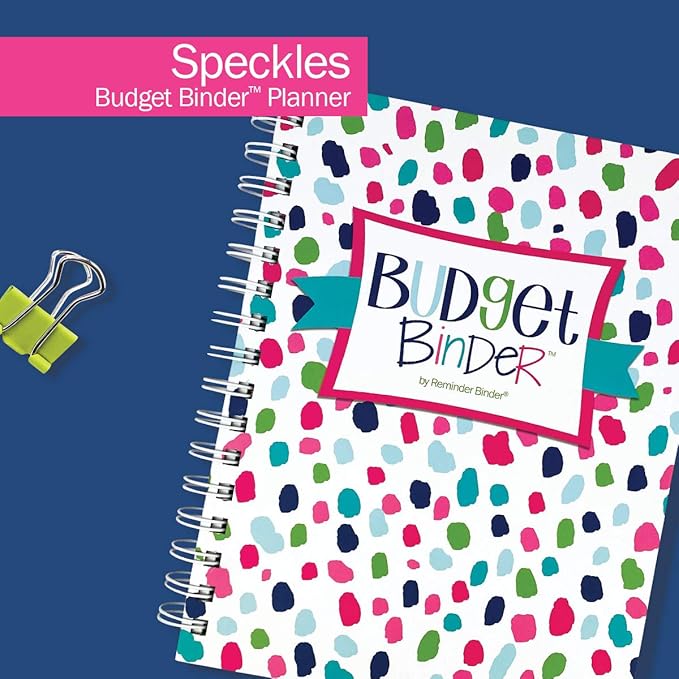 12-Month Budget Planner Bill Tracker Organizer w/Calendar & Pockets for Financial Management 354 Stickers | Budget Binder™