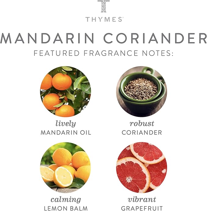 Thymes Petite Reed Diffuser - 4 Fl Oz - Mandarin Coriander