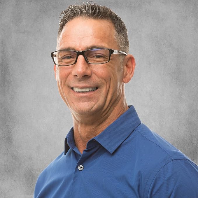 TruVision Readers Blue Light Blocking Reading Glasses 9604HP with Comfort Spring Hinges for Men and Women