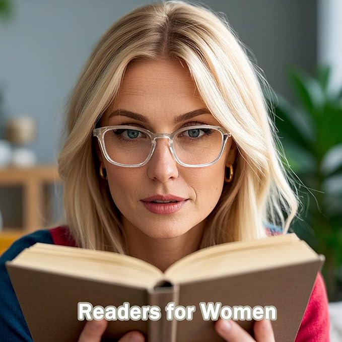 AQWANO 4 Pack Computer Reading Glasses Blue Light Filter Readers Glare Glasses for Men Women