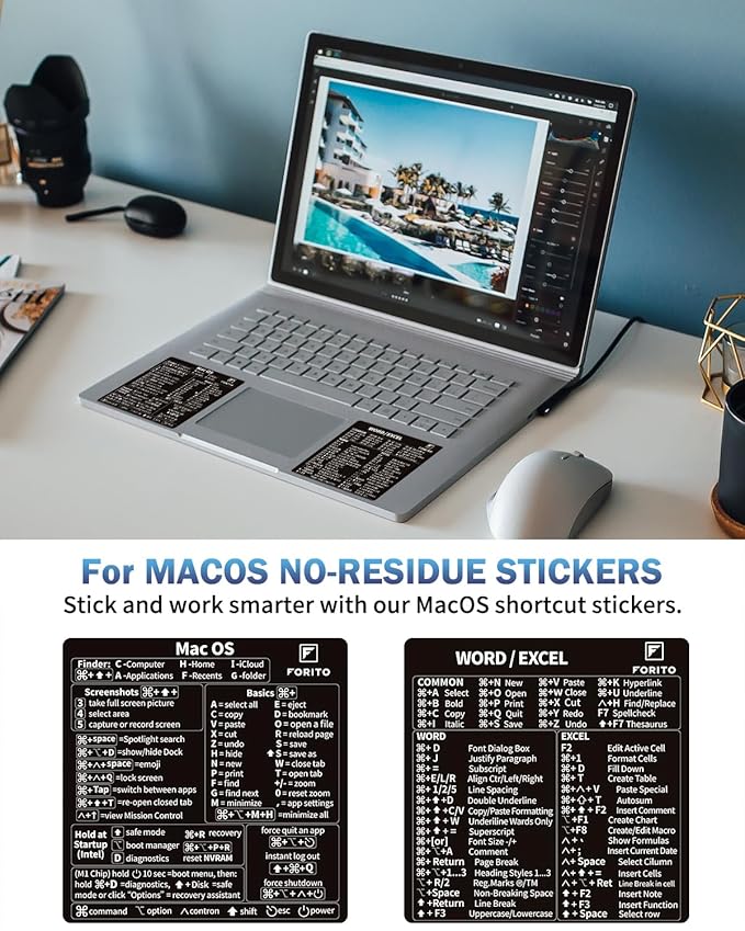 F FORITO Laptop Privacy Screen Protector Compatible with Apple MacBook Air 15.3-inch 2024 2023 Release M3 A3114 M2 A2941, Removable Anti Blue Light Crystal Clear Privacy Screen Filter