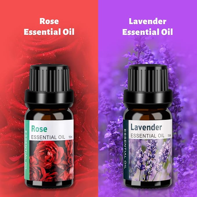 Essential Oil Diffuser Humidifier Ultrasonic Aromatherapy Diffuser with 4 Timer Settings & 7 Different Lights for Office Home Study Yoga Spa Baby