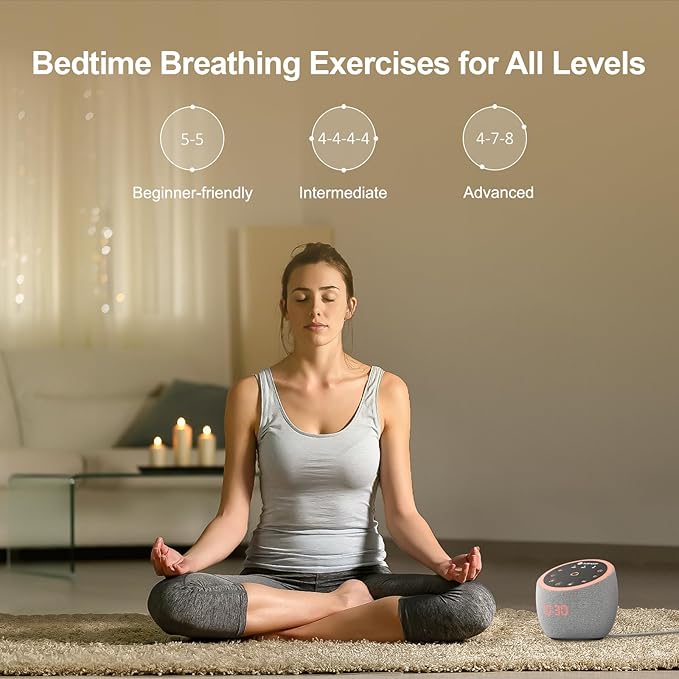 Hotmoon Cocoon Pro 2 Sound Machine 388 Soothing Sounds White Noise Machine for Babies & Adults, Smart Night Light, Sleeping Timer App Control, Brown Noise Pink Noise Block Out Office Yoga, Plug-in