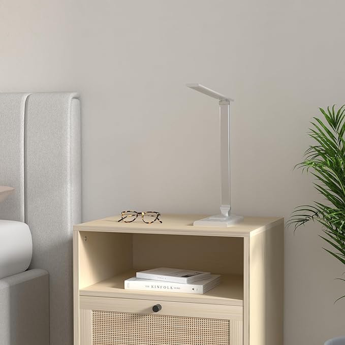 AFROG 5th Gen Multifunctional LED Desk Lamp with 10W Fast Wireless Charger, USB Charging Port,1800Lux Super Bright,5 Lighting Mode,7 Brightness, Touch Control, Auto Timer, 15W Office Table Lamp