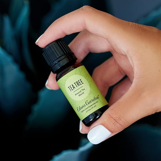 Edens Garden Tea Tree Around The World Essential Oil- 100% Pure Premium Grade, Undiluted, Natural, Therapeutic, Aromatherapy, The Best for Diffuser, Skin, Face, Hair 10 ml (.33 fl oz)