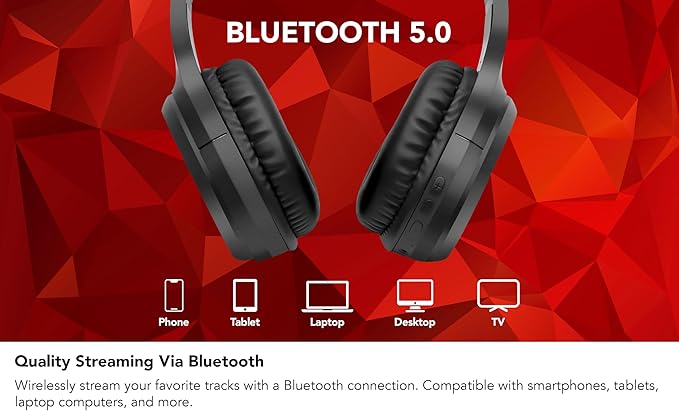 Fisher Active Noise Cancelling Headphones, Over Ear Wireless Bluetooth 5.3 w Microphone, Lightweight Comfortable Headset for Home Travel, 16H Playtime, Rechargeable, Hi-Res Sound Audio, Deep Bass