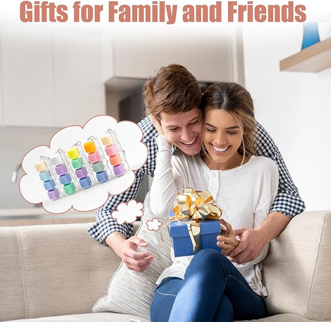 5Pcs Keyboard Fidget Toy, Colorful Loud Fidget Keyboard Keychain 4-in-1 Keyboard Clicker Fidget Toy Stress Relief, Fidget Sensory Fun Toys for Anxiety Decompression