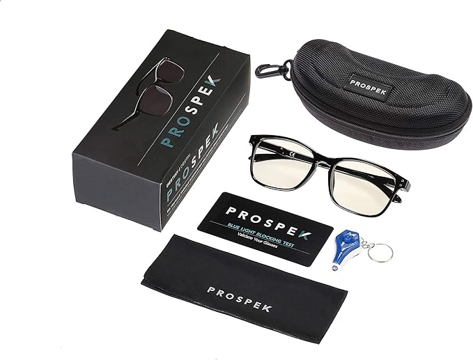 Prospek Blue Light Glasses I Computer Eyeglasses for Men and Women I Blue Light Blocking with Clear Lens I DESTINY