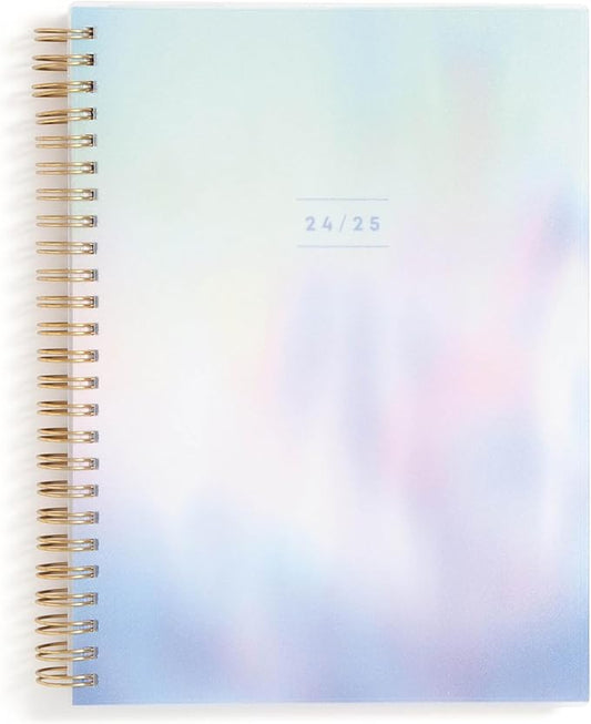 Blue Sky 2024-2025 Academic Year Weekly and Monthly Planner, 5" x 8", Flexible Cover, Wirebound, Borealis (150669)
