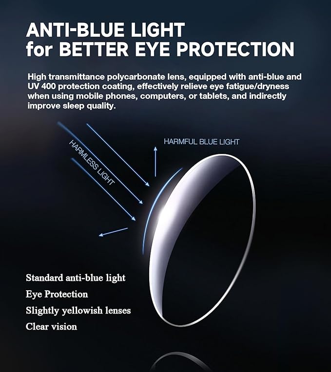 Missfive 2-Pack Mens Light Multifocus Progressive Reading Glasses Blue Light Blocking, Multifocal Spring Hinge No-Line Trifocal Readers Comfort Eyeglasses(Workspace For Near Range, Black, 3.0x)