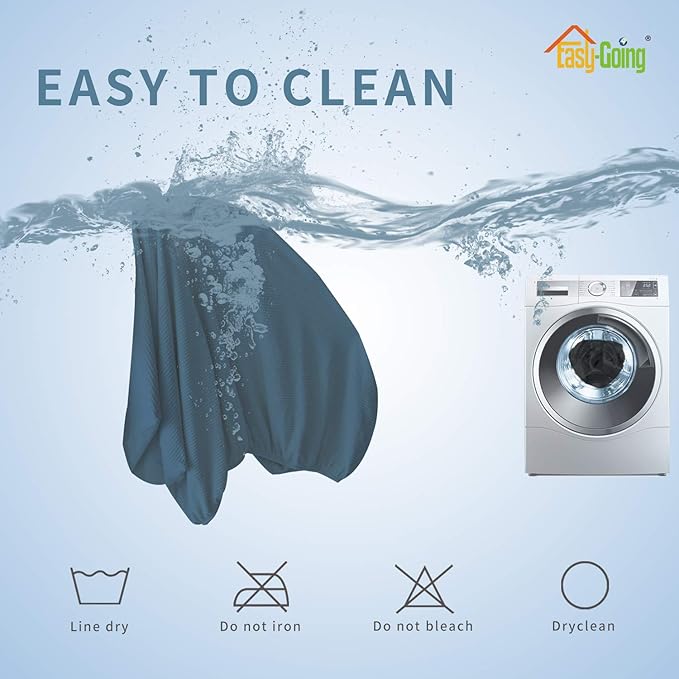 Easy-Going Stretch Loveseat Cushion Cover Sofa Cushion Furniture Protector Sofa Seat Sofa Slipcover Sofa Cover Soft Flexibility with Elastic Bottom(Loveseat Cushion, Bluestone)