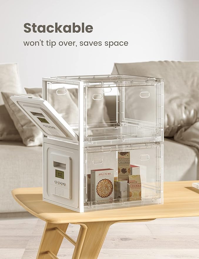 Time Lock Box for Food,Medicine Locker,Phone Jail Timer,PS5 Game Prison,Snacks Lockbox,Release Stress,Anxiety Relief,Gadget Gift | Combination Timed Locking Container | Kitchen Clear Lockable Safe Box