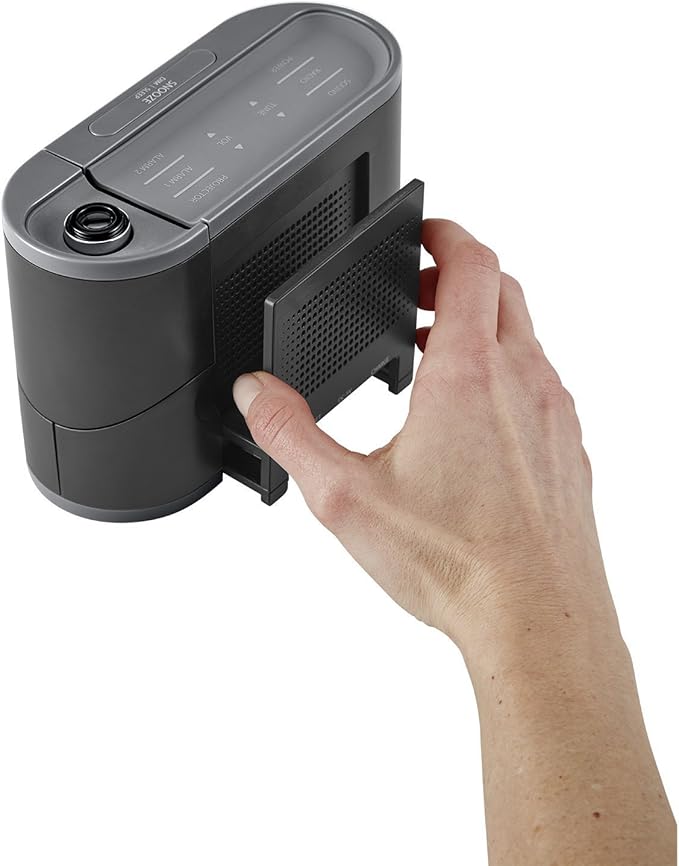 Homedics SoundSleep Recharged Alarm Clock & White Noise Sound Machine, 6-in-1 Projection Alarm Clock and Sleep Sound Machine, 8 Nature Sounds and Indoor Temperature Sensor, Auto-Off Timer