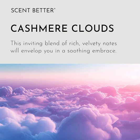 Scent Better Cashmere Clouds Aroma Essential Oil Blend: an Aromatherapy Blend of Cedar, Vanilla, and Amber for Ultrasonic Diffusers & Nebulizers (3.3 Fl Oz, 100 mL)