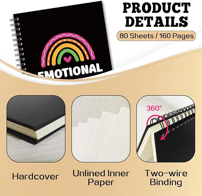 YAZMEEN Rainbow Coworker Blank Spiral Notebook（160 Pages） Emotional Support Coworker Hardcover Sketchbook Coworker Leaving Gift Funny Notebook Gift for Office Colleague Leader Boss Friend Work Bestie