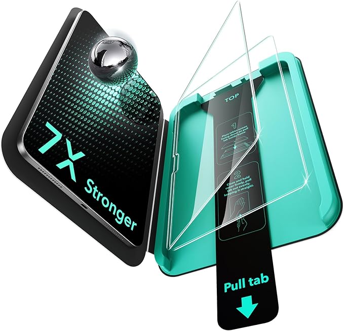 ESR 2 Pack Armorite Screen Protector for iPad A16 11th/10th Generation (11 Inch/10.9, 2025/2022), 9H Hardness Tempered Glass Film with UltraFit Tray, Military Grade, HD Clarity, Dust & Bubble Free