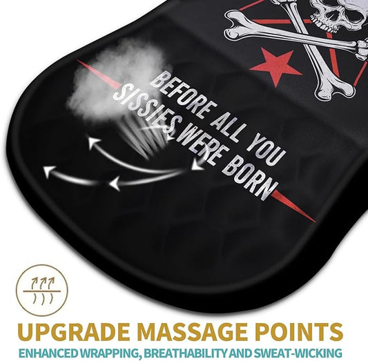 Hokafenle Ergonomic Mouse Pad Wrist Support with Massage Design, Wrist Rest Pain Relief Mousepad with Memory Foam&Non-Slip PU Base, Mouse Pads for Wireless Mouse & Desk (12x8 inch,Gen X)