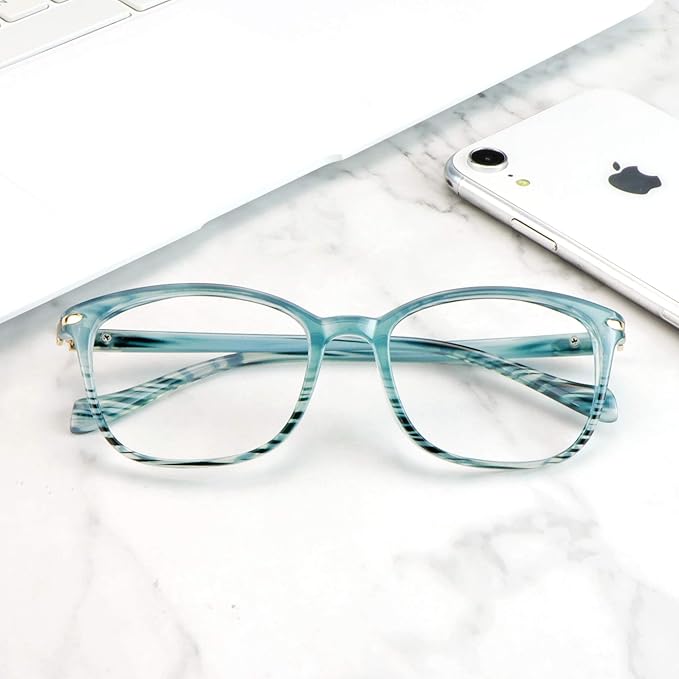 LifeArt Blue Light Blocking Glasses, Anti Eyestrain, Computer Reading Glasses,TV Glasses for Men and Women