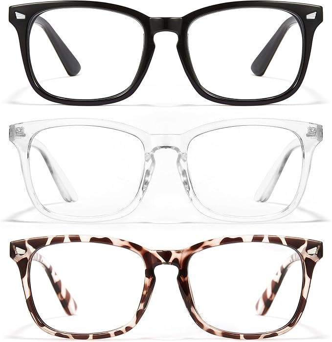 Cyxus Blue Light Glasses for Men Women Reduce Eye Strain UV Blocking for Computer Screen 8082