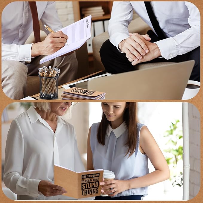 Spakon 20 Sets 2026-2027 Bulk Pocket Planners with Pens Small Daily Weekly Calendar Mini Inspirational Journal to Do List Goals Notepad Employee Appreciation Gift for Coworker Teacher Student(Classic)