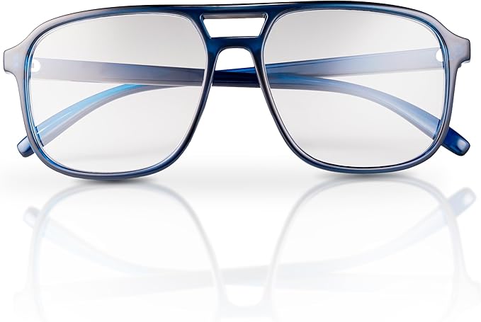 Prospek Blue Light Glasses Men, VIENTO (+2.5 Diopters) Reduce Digital Eye Strain & Headache from Computers
