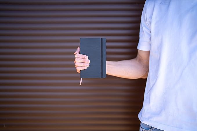 Moleskine Classic Notebook, Hard Cover, Medium (4.5" x 7") Ruled/Lined, Sapphire Blue, 208 Pages