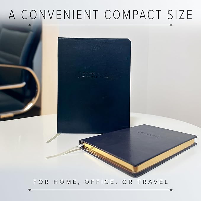 Gallery Leather Journal - Crafted in Maine, USA - Elegant Leather Writing Notebook with 192 Lined Pages - A Timeless Space for Your Thoughts - Acadia Burgundy, 9.75x7.5", Large Lined