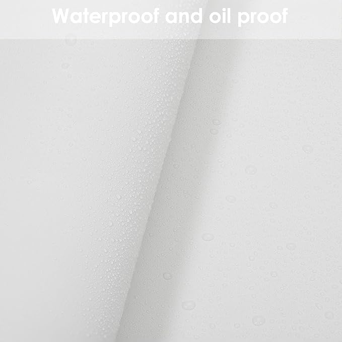 Leather Table Cover,1.8mm Thick,24x60 Inch Desk Cover,Large Desk Mat,Table Protector,Table Cover Protector,Desk Protector,Table Pad,(Grayish White+Grayish White,24x60)