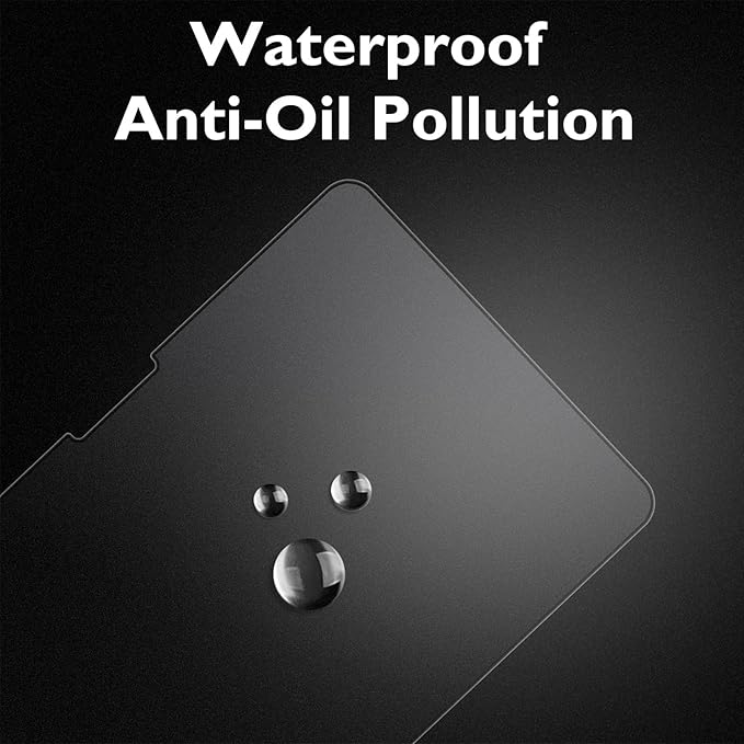 Mothca 2 Pack Matte Glass Screen Protector for iPad Pro 13-inch M4 2024 (7th Gen) + 2 Pack Camera Lens Protector with Installation Frame, Anti-Glare & Anti-Fingerprint Tempered Glass, Smooth as Silk