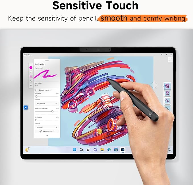 Mamol Upgrade Privacy Screen for Microsoft Surface Pro 11/10/9/8/X -13 inch, Fully Removable Anti Glare Blue Light Filter, Anti-Spy Screen Protector