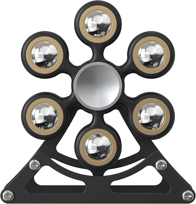 Desk Toys for Fidget Ferris-Wheel Spinner: 4mins Metal Cool-Gadgets Kinetic-EDC-Toy, Cool-Stuff for Kid Children Teen Adult, ADHD Tools Stress Relief Gift for Office Home School Men Woman Christmas