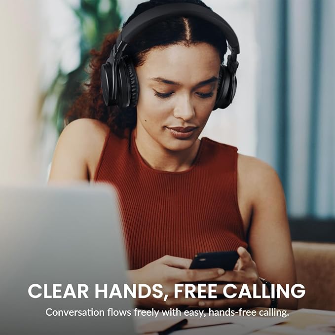 Million Sold Classic E7 Active Noise Cancelling Headphones with Upgraded HD Sound, Wireless Bluetooth Headphones Over The Ear Unequaled Comfort, Vivid Deep Bass, for Home Office Travel Birthday Gift