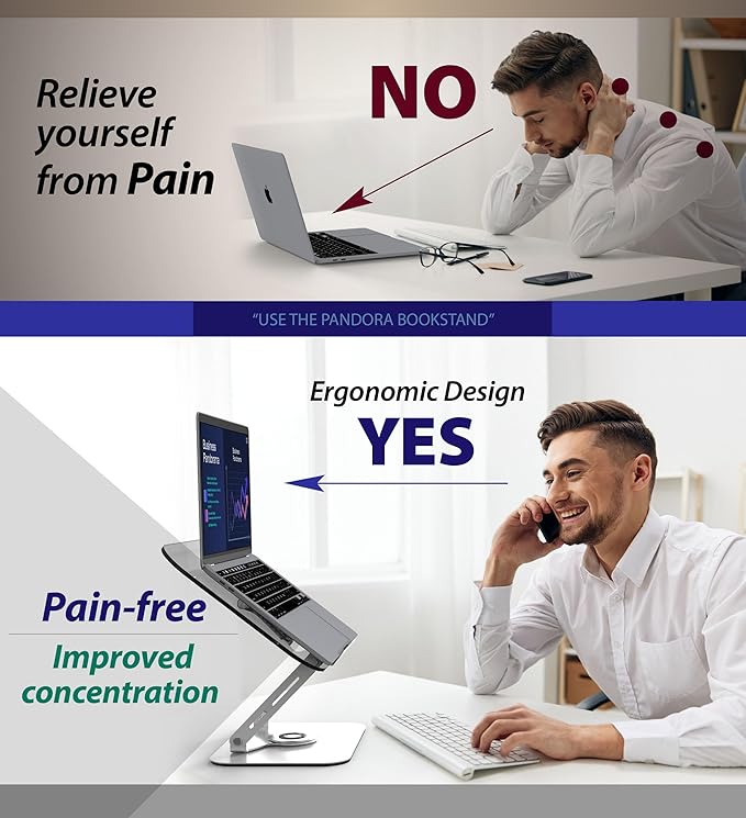 Acrylic Book Stand with 360° Rotating Body, Foldable Book Holder, Recipe and Laptop, Support up to 8.8 lb, Clear Stylish Ergonomic Design